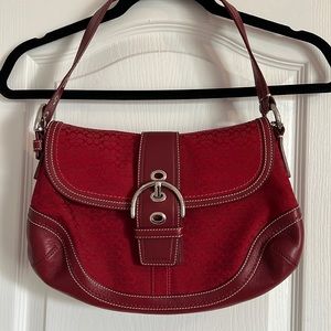 Red Coach Purse